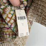 Anthropologie  Yareli Sweater Tee in Neutral Motif Size Small NWT Dolman Photo 10