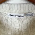 Carriage‎ Court Vintage Button Collar Open Knit Sweater Photo 1