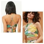 Forever 21 NWT Palm tree Hawaii Tropical print tank top  Size Small Photo 2