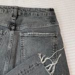 ZARA Gray High Waisted Jeans Photo 3