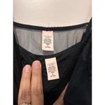 Victoria's Secret Victoria’s Secret Black Strappy Tulle Lace Nightie Lined Size Medium Babydoll Photo 5