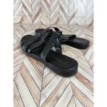 Via Spiga Black Leather Strappy Flat Sandals Womens Size 10 Photo 4