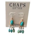 CHAPS  Boho Style Earrings NWT Photo 0