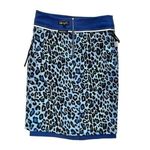 Spiegel  Modern Straight Blue Cheetah Print‎ Lined Pencil Skirt 10 Colorful Photo 8
