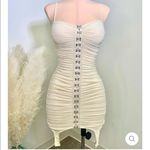 Privy NWT CARLA MIDI DRESS IN CREAM SIZE SMALL Photo 1