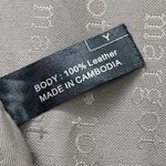 Margot Black Pebbled Leather Crossbody Bag OS Double Zipper Closure Adjustable Photo 14