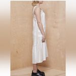 Maeve NWOT Anthropologie  Petite Neutral Stripe Dress Sz MP Photo 2