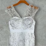 Modcloth Romantic Revelries Dress Small White Beaded Wedding Party Cocktail NWOT Photo 4