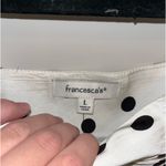 Francesca's Francesca’s maxi black and white polka dot flowy skirt Photo 3