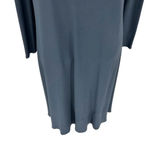 Max Mara S'  Navy Blue 3/4 Sleeve Classic A-Line‎ Shift Dress Size US 12 Photo 6