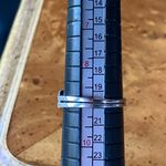 Natural Tanzanite Sterling Silver Ring Set Size 9 Photo 8