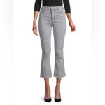 Articles of Society London Crop High-Rise Kick Flare Flair Jeans Lanai in Grey Photo 3