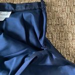 Michaelangelo  navy blue satin A line skirt size 2 Photo 5