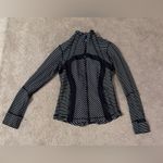 Lululemon Rare Define Jacket Parallel Stripe Black White / Black Size 6 - 2014 Photo 9