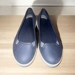 Crocs ✨ Citilane Navy Blue Ballerina Round Toe Sz 11 Flats✨ Photo 4