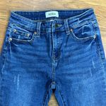 Pistola Special A Skinny Distressed Jeans Women's Dark Wash Sz 25 Mid Rise Photo 2
