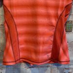 Title Nine NWT Stripe Runner short sleeve s/s top scoop neck Small Coral Photo 4