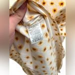 We Wore What Loose Shift Smocked Summer Sun Flower Maxi Smocked Dress Sunflower Photo 5