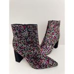 Wild Pair  Dress Boots Multicolor Pointed Toe Block Heel Fashion Boots Size 9 NEW Photo 1