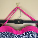Lilly Pulitzer  Women’s Swimsuit one piece halter top Navy/Hot Pink Size S Photo 3