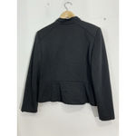 Tahari Womans Arthur S Levine Size 12 Black Zip Up Lined Cropped Jacket Photo 1