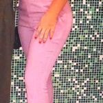 L'ATISTE Pink Trouser Pants Photo 0