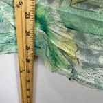 Alfred Dunner Top Womens XL Green Blue Floral Print Garden Party Cottage Fairy Photo 3