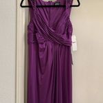 Adrianna Papell Collection Purple Long Formal Maxi Dress 10P 10 Petite New NWT Photo 1
