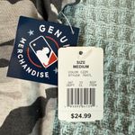 Genuine Merchandise NWT Campus Lifestyle Chicago Cubs Tee T-Shirt Womens Medium Gray Camo V Neck Top Photo 3