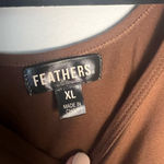 Feathers Brown Track Shorts and Knot Tie Top Photo 3