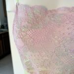 Victoria's Secret  Y2K pastel lime green lilac slip + robe set Photo 6