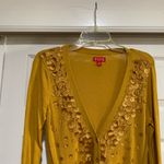 Elle  Mustard Yellow Women's Cardigan Size Small Photo 3