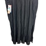 NWT Crystal Comfort Black Rayon Midi Classic Swim Coverup Dress Resortwear Sz XL Photo 4