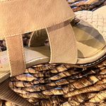 LEVITY High Heels Suede Soft Leather Eucalipto Tory Taupe Braided Crisscross 7 Tan Photo 1