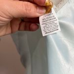 1980s Vintage Barbizon Blue Satin Nightgown Sz M Size M Photo 6