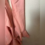 superdown NWT REVOLVE Khloe Peachy Pink Ruffle Tie Waist Flare Sleeve Dress S Photo 3