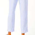 Tommy Bahama 100% Linen classic fit Women’s vertical striped linen pants Photo 9