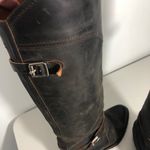 Frye  Dorado Suede Tall Riding Boots Buckle Size 6.5 Photo 8