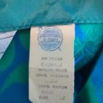 Sears 12 Blue Green Sleeveless Crop Top Dress Set Photo 8