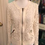 Free People  EUC lace zip up bomber Photo 1