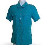 Selene Sport Utility Button Down Blue Size 8 Photo 0