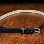 Steve Madden  Black Belt with Silver Detailing Photo 0
