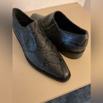 Vince  Women's Black leather Snakeskin Delmar Ankle Boots size 9.5 Photo 3