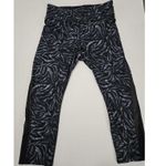 Juicy Couture Sport Women's Essential Crop Juicy Black Legging Size M Mid Rise Photo 2