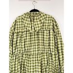 Anthropologie Daily Practice Women Jacket Green Day Hike Hooded Plaid Outdoor XL Photo 10