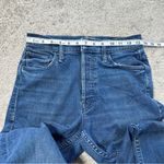 Mother Women’s The Tomcat Jeans High Rise Straight Leg in Three Little Ships 27 Blue Photo 13