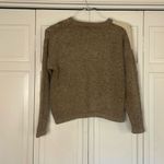 Extra Energy Vintage By De Rotchild Silk Angora block square print sweater M Brown Size M Photo 4