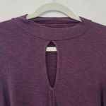 American Eagle  Red And Black Striped Soft And Sexy Slub Long Sleeve Top Photo 1