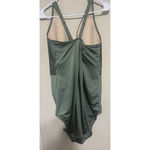 Cacique  Swim Womens Swimsuit 26 Green 1 Piece Bathing Suit No-Wire Lightly Lined Photo 3