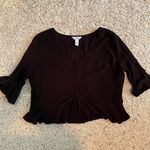 Arizona Jeans arizona jean co black flowy top, size small! Photo 0